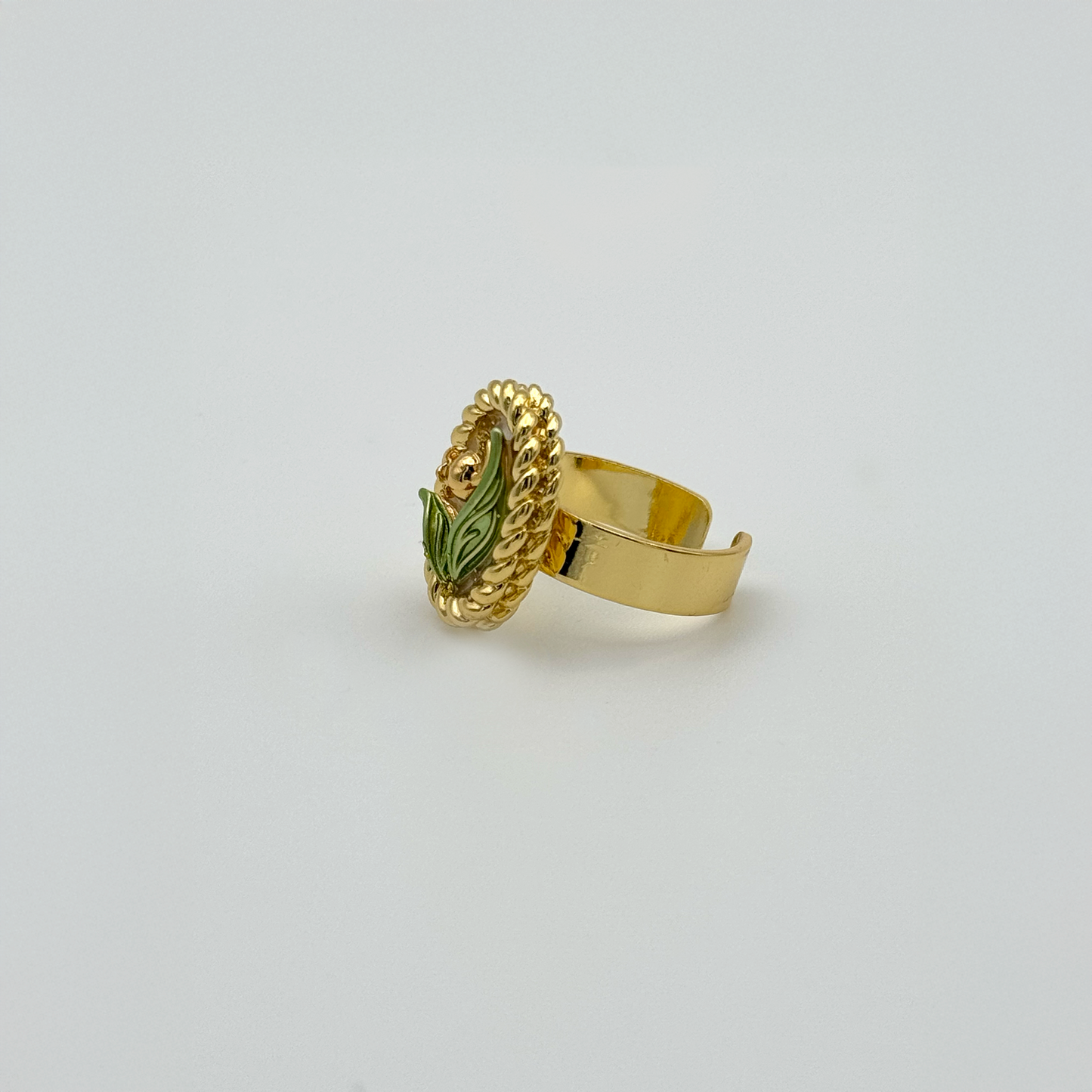 Tulip canvas ring