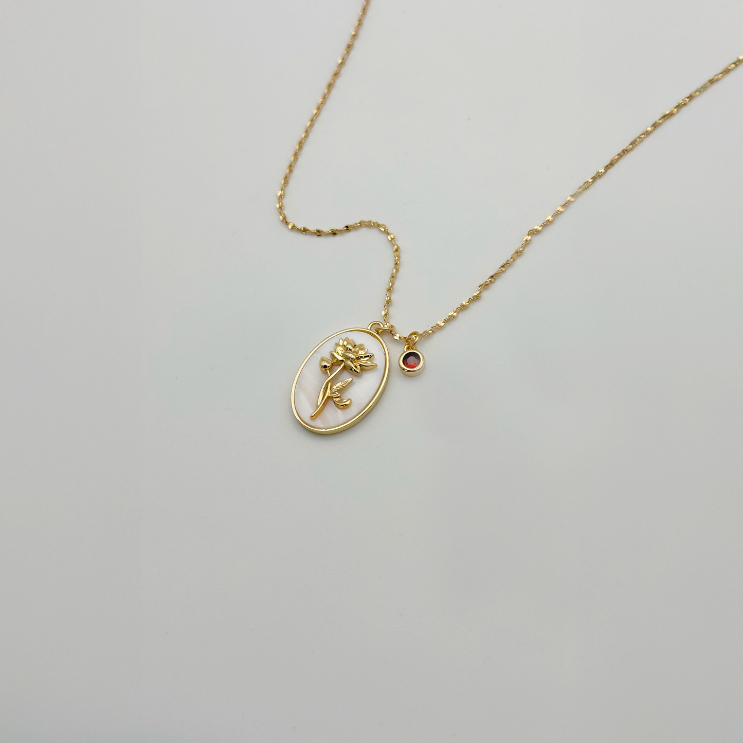 Rustic flowers necklaces