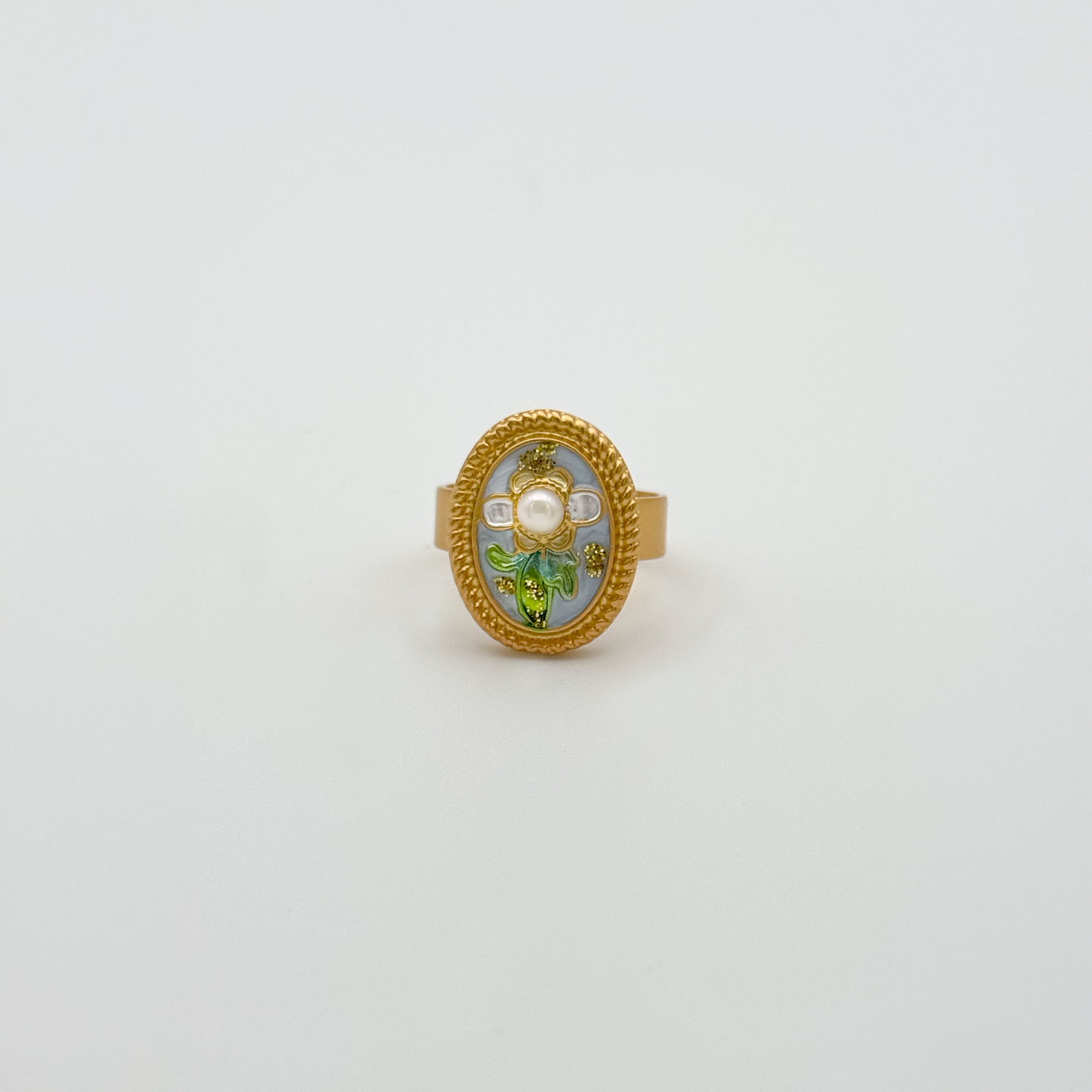 Gardenia canvas ring