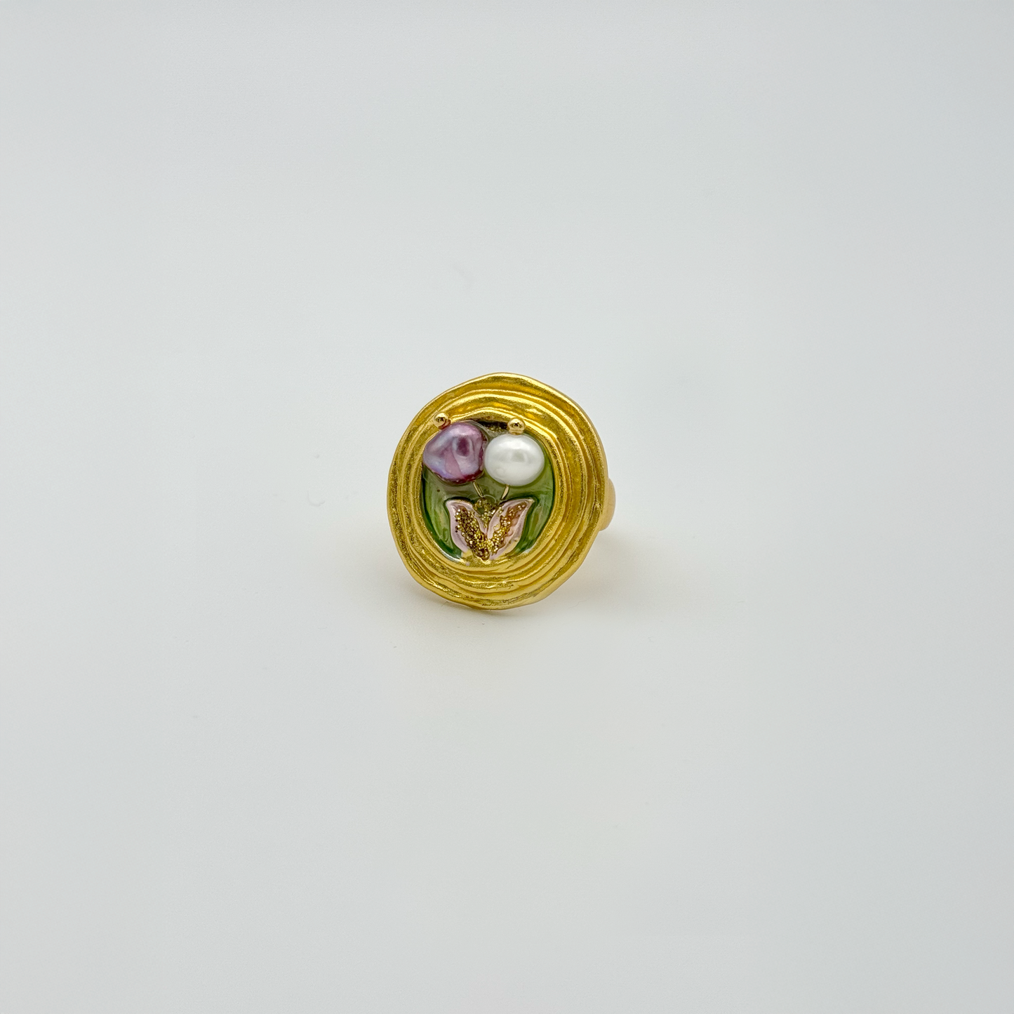 Flowers Canvas Ring