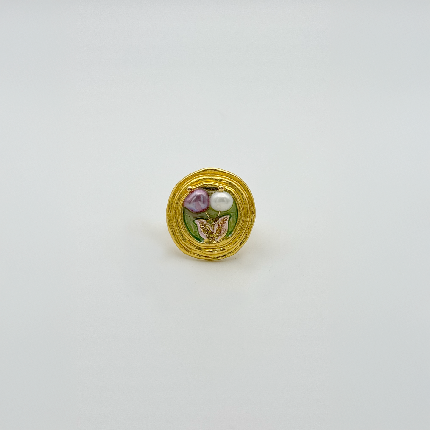 Flowers Canvas Ring