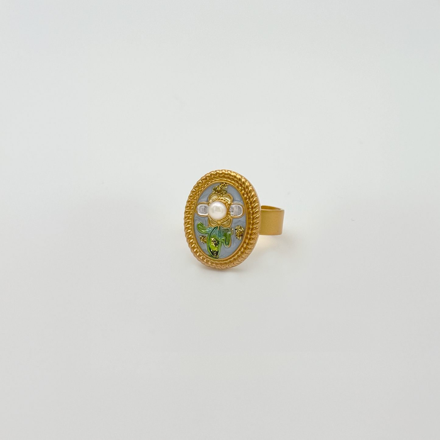 Gardenia canvas ring