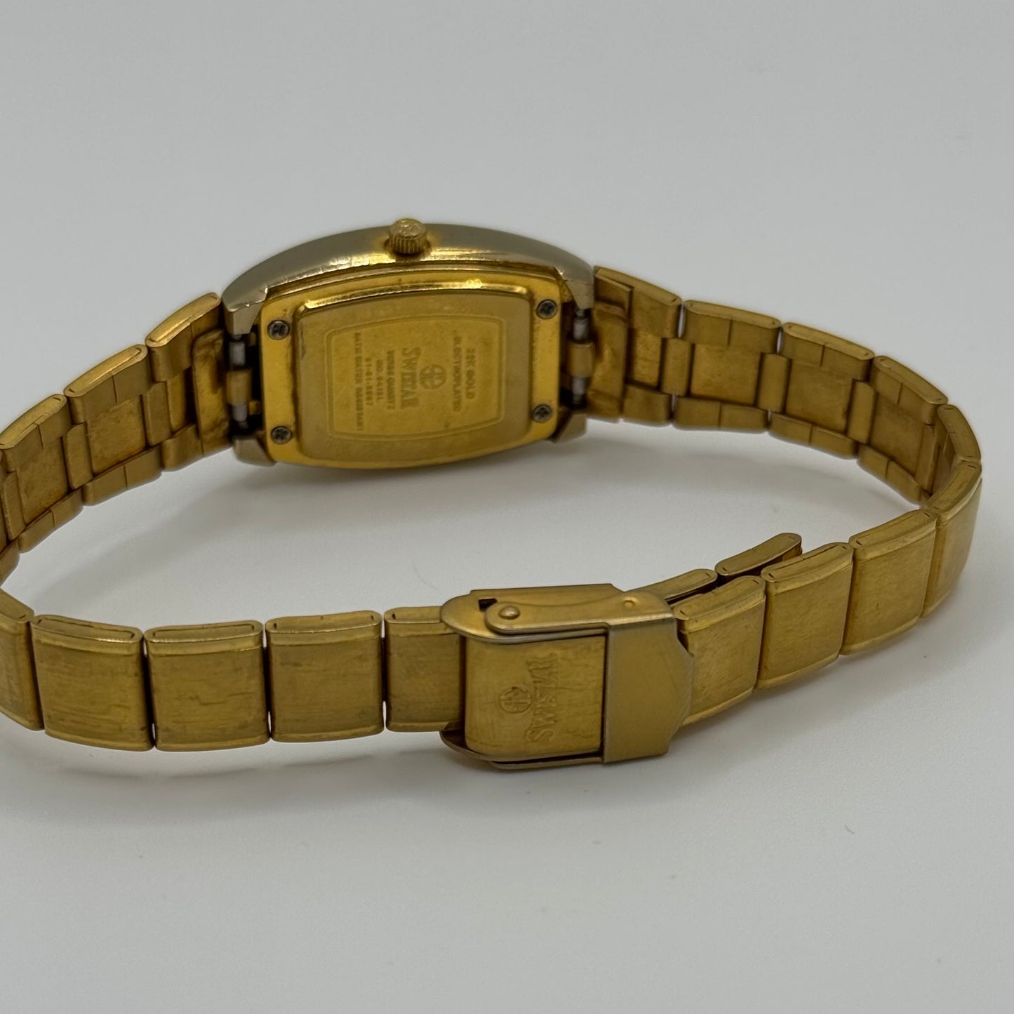 Rare swisstar gold watch - saphire crystals - rare watch - vintage watch