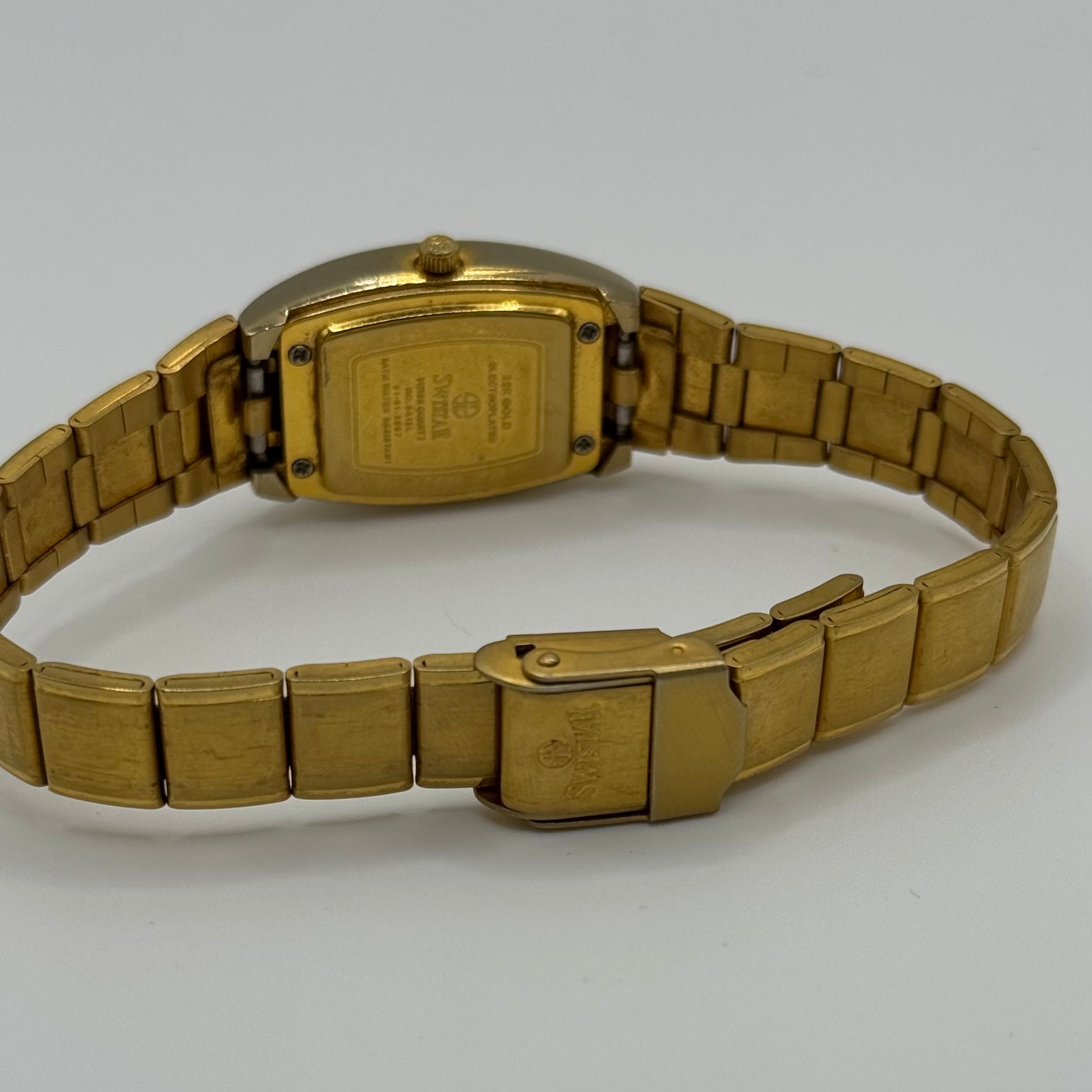 Rare swisstar gold watch - saphire crystals - rare watch - vintage watch