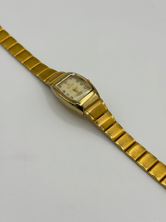 Rare swisstar gold watch - saphire crystals - rare watch - vintage watch